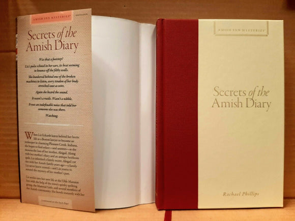 Secrets of the Amish Diary   Hardcover   by Rachael Phillips     2016