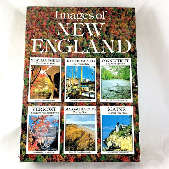 Images of New England  6 Book Set  Vintage Photos  Hardcover w/jacket  1988