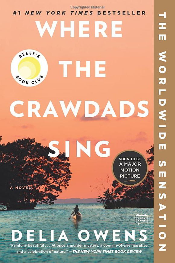 Where the Crawdads Sing softcover by Delia Owens      2018