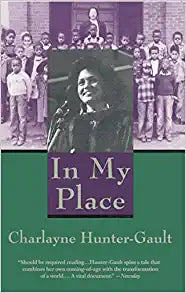 In My Place    paperback    1992    by Charlayne Hunter- Gault
