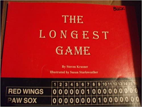 The Longest Game  Paw/Sox Baseball  Paperback By Steven Krasner    1996