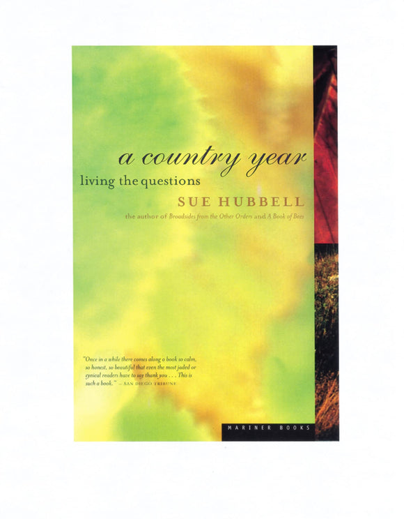 A Country Year      softcover     by Sue Hubbell              1999