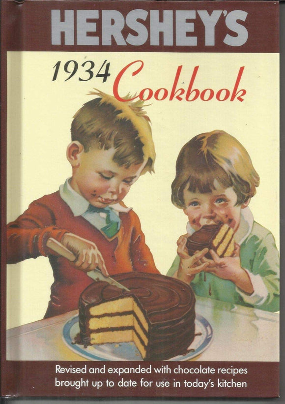 Hershey's 1934 Cookbook   hardcover    by Wilton House       1992