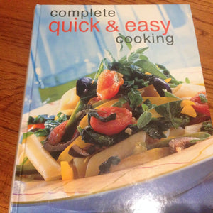 Complete Quick & Easy Cooking hardcover w/jacket  like new   2000