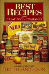 Best Recipes of the Great Food Companies hardcover w/ jacket by Judith Anderson   1997