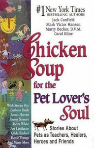 Chicken Soup for the Pet Lover's Soul hardcover w/jacket Jack Canfield   1998