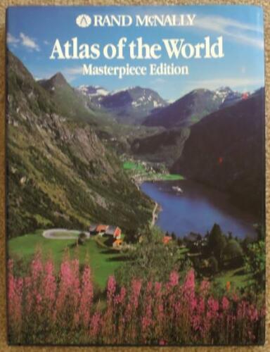 Rand McNally  Atlas of the World Hardcover w/jacket Masterpiece Edition  1993
